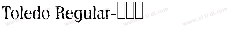 Toledo Regular字体转换